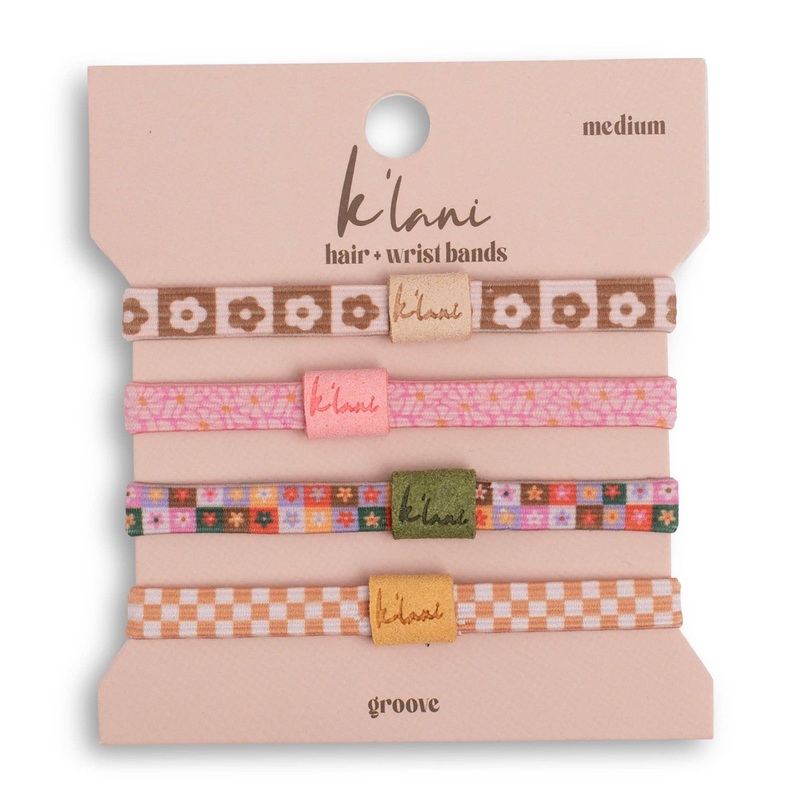 Groove Hair Tie Bracelet Set
