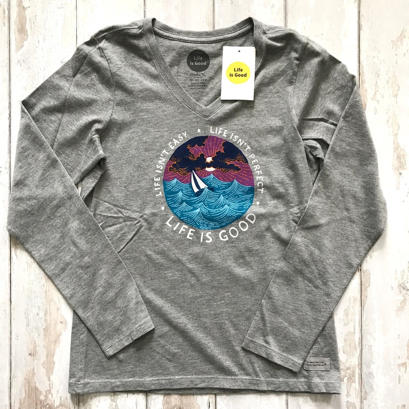 Life Isn’t Easy Women’s LS V-neck Tee