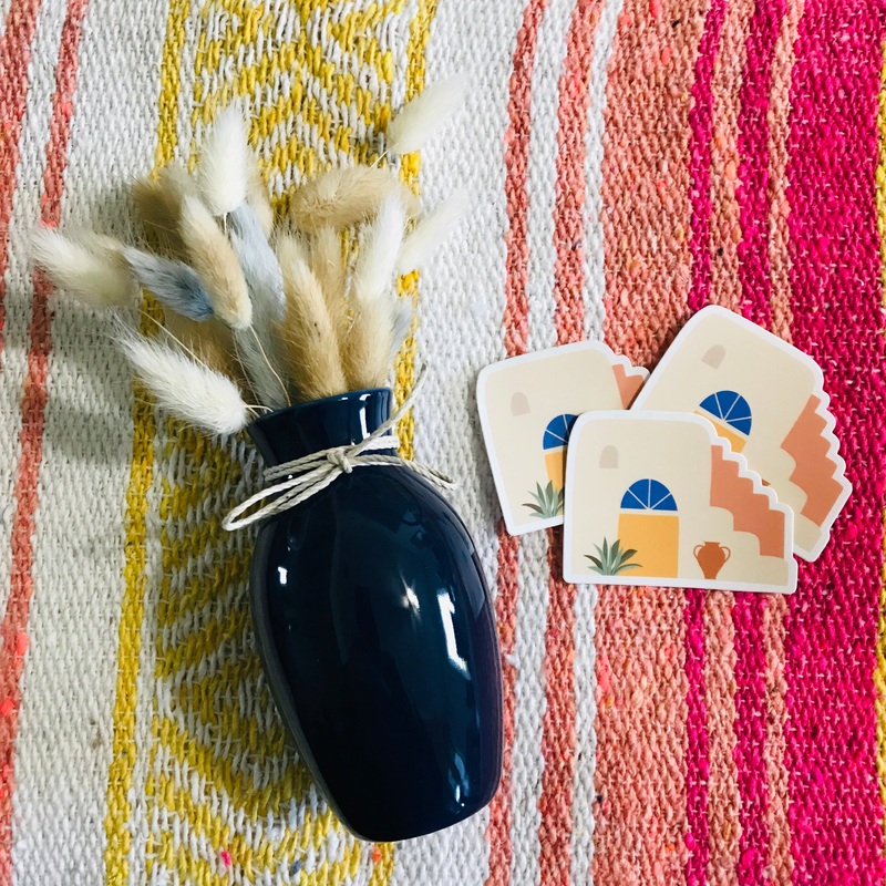 Mediterranean Boho House Sticker