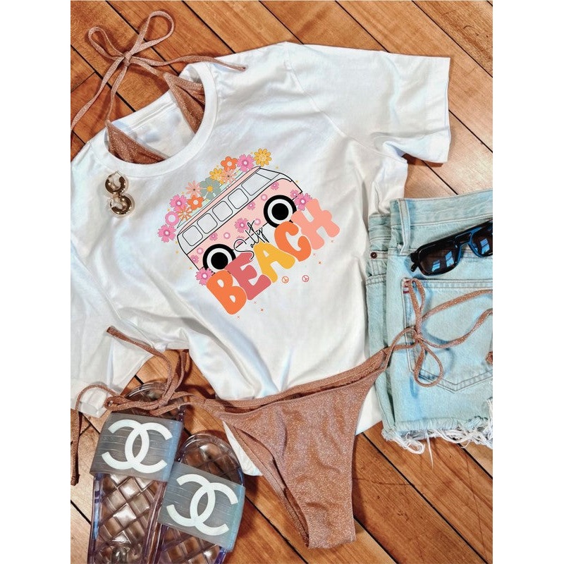 Salty Beach Volkswagon Graphic Tee