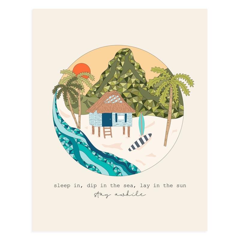 Stay Awhile Art Print