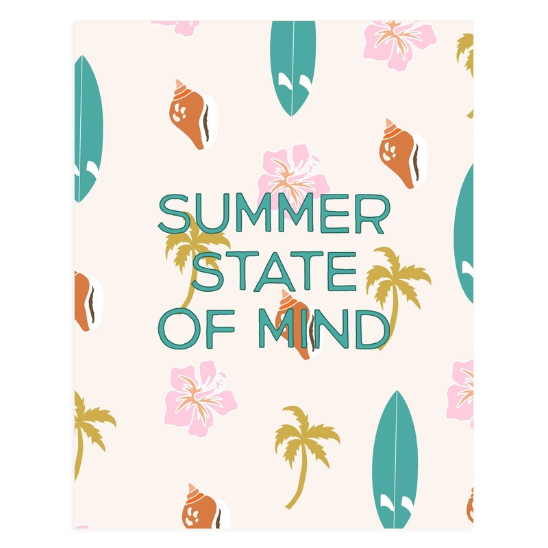 Summer State Of Mind Art Print