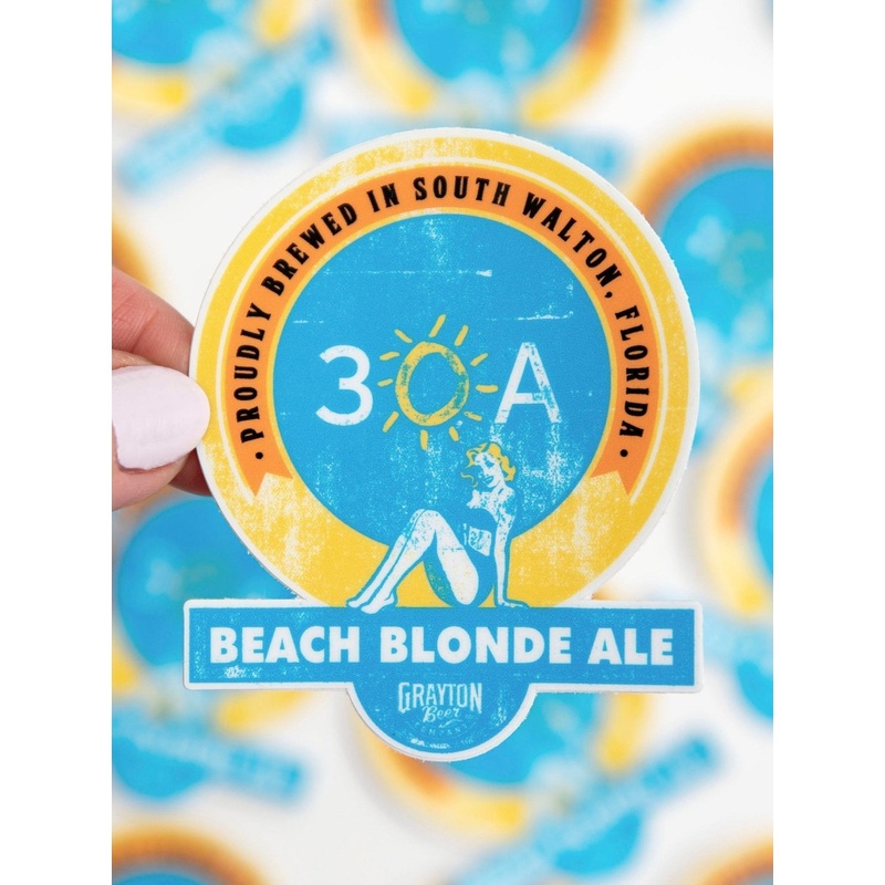 30A Beach Blonde Ale Sticker