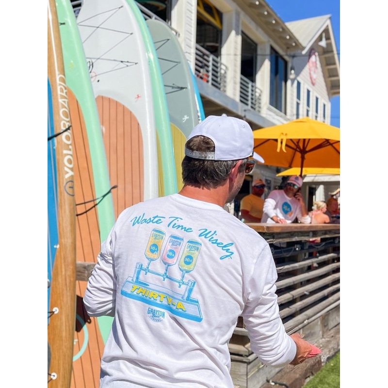 30A Beer Taps Recycled Long Sleeve T-Shirt