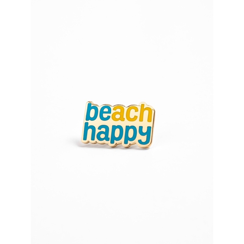 Beach Happy Enamel Pin