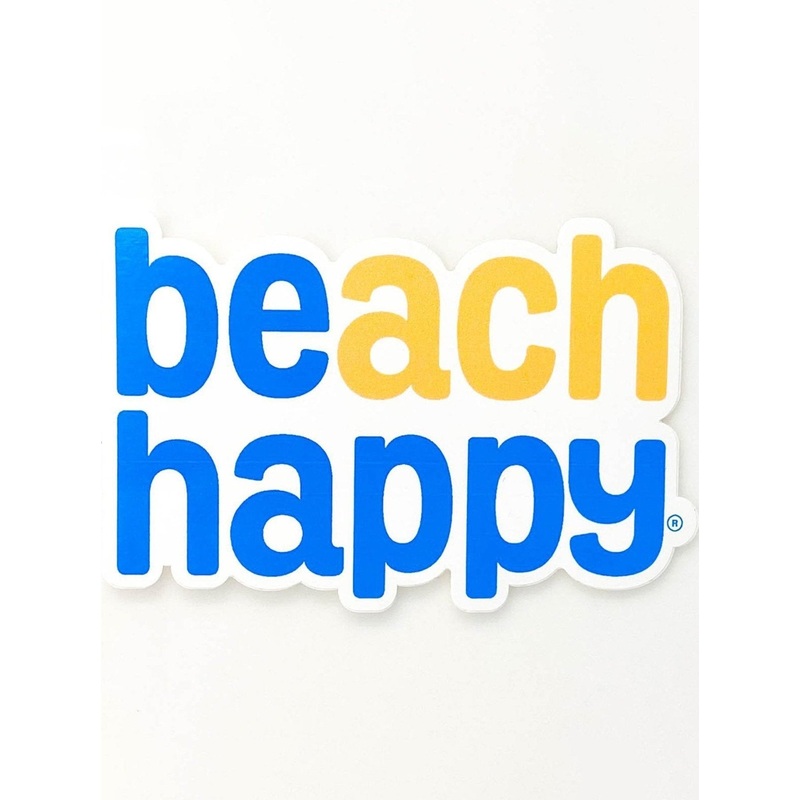 Beach Happy Sticker