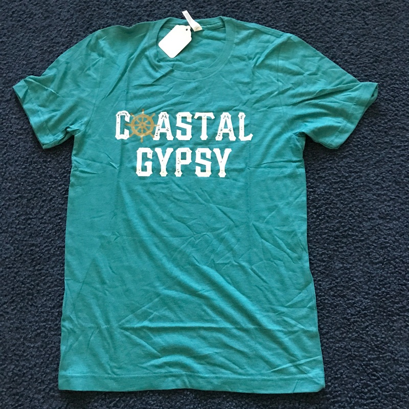 Coastal Gypsy Teal Tee (S)