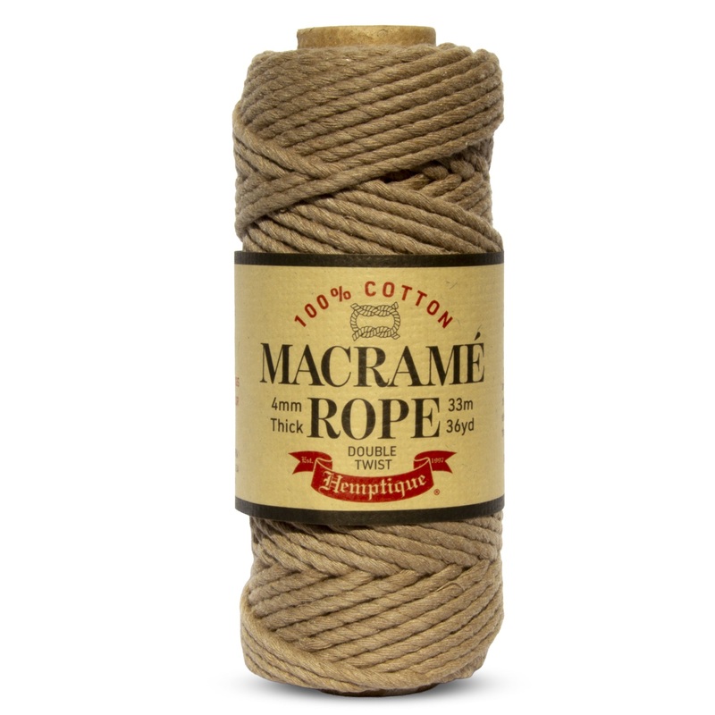 Double Twist Egyptian Cotton Macram Rope