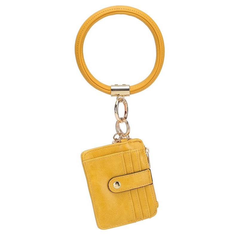 MKF Collection Vegan Leather Bracelet Keychain