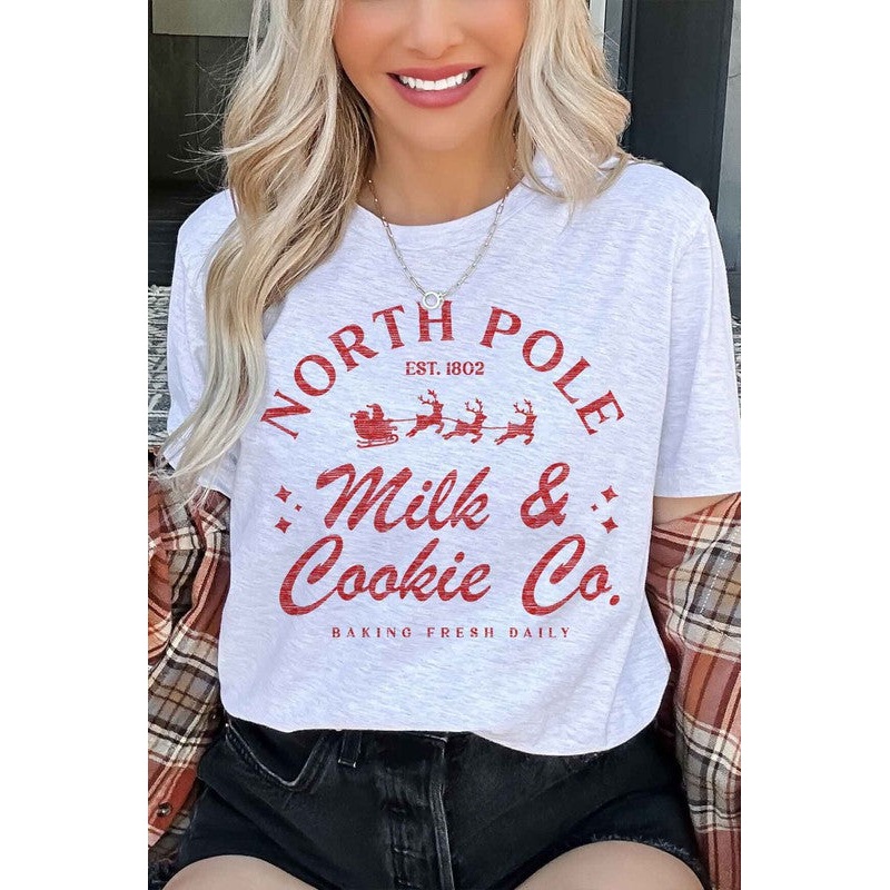 North Pole Milk & Cookie Co. Graphic Tee