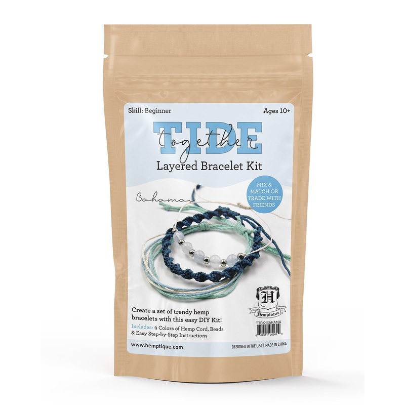 Tide Together Layered Hemp Cord Bracelet Kits