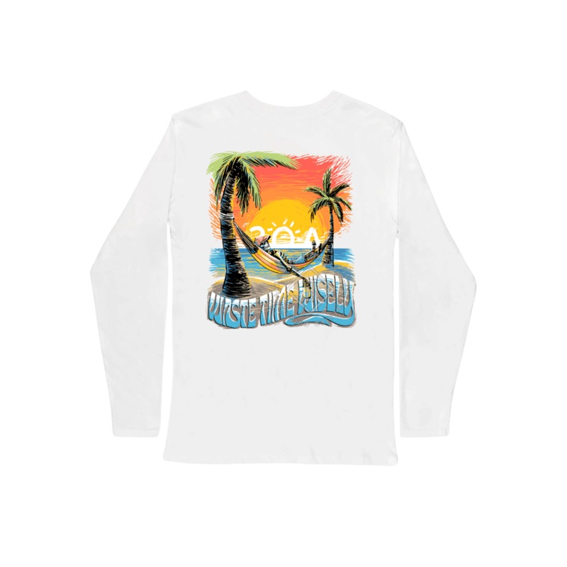 Waste Time Wisely Beach Blonde Ale Recycled Long Sleeve T-Shirt