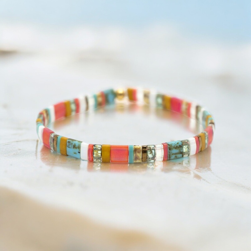 BEACH BUM – Tila Bead Bracelet | Single