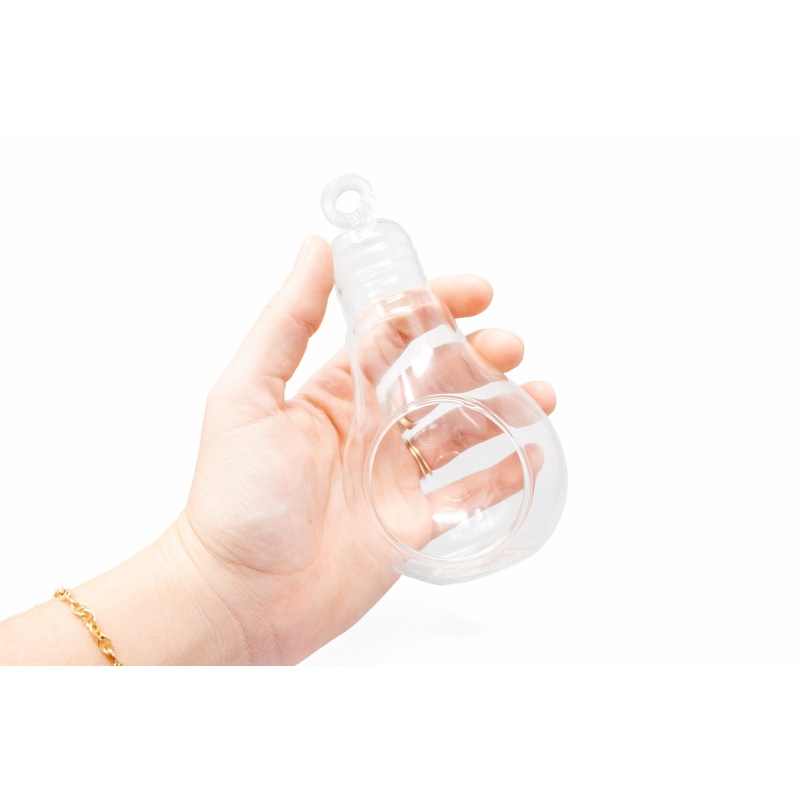 Hanging Light Bulb Terrarium with Flat Bottom