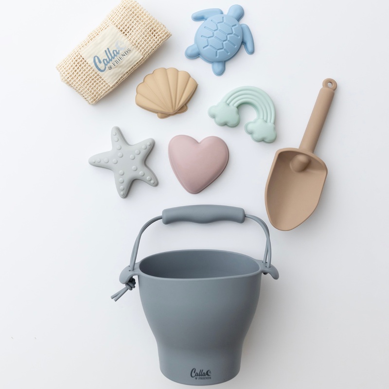 Hudson Silicone Beach Toy Set – Spring Remix