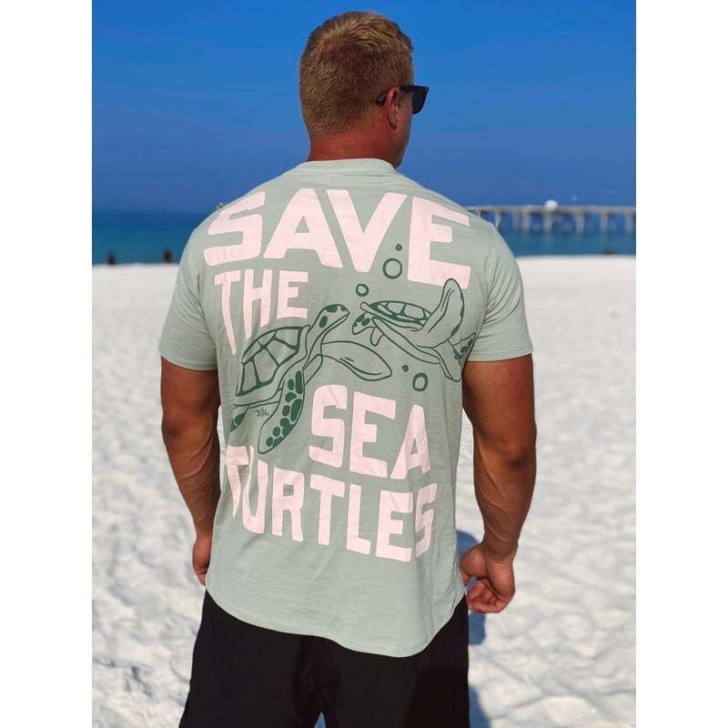 Save The Sea Turtles Recycled T-Shirt