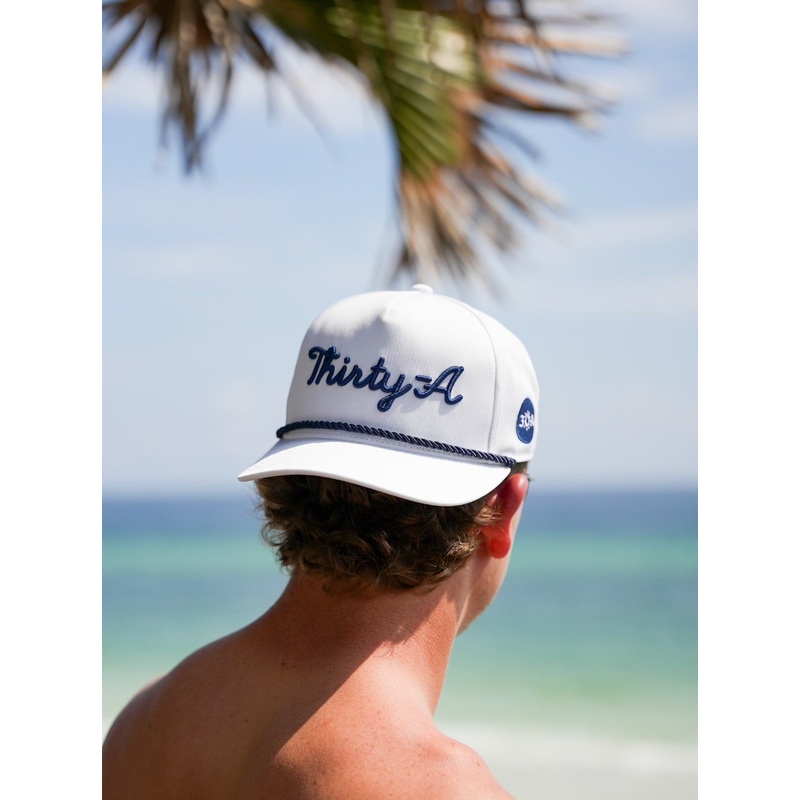 Thirty-A Script Hat|White|Blue|Light Blue|Light Pink