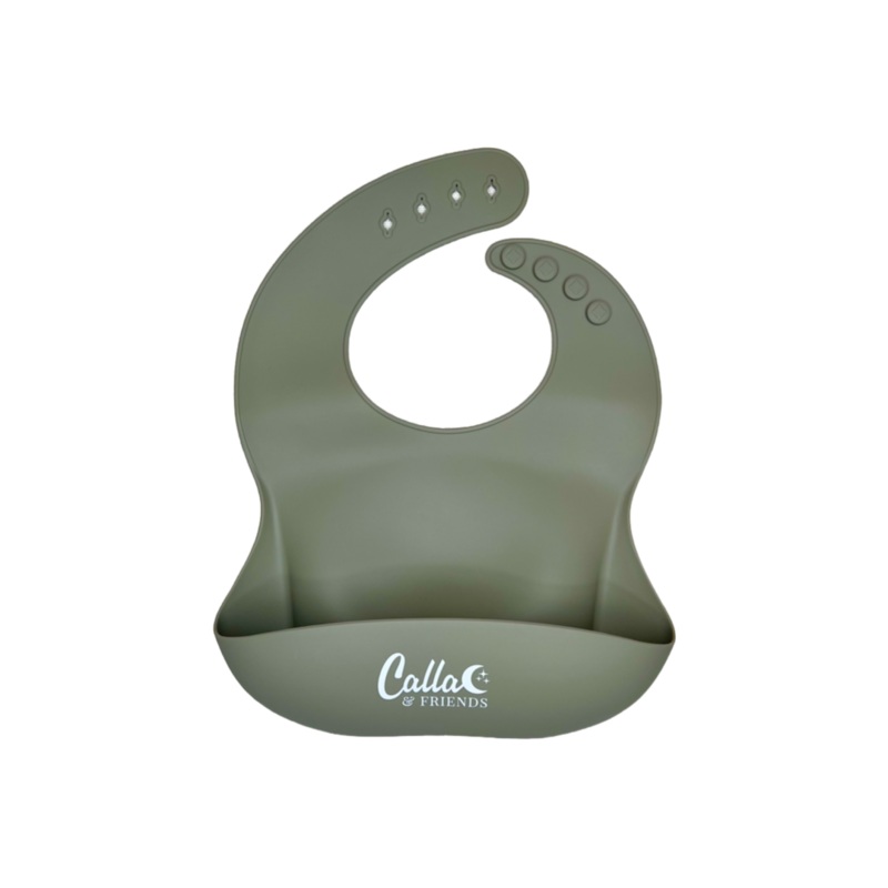 Catch All Bib|Cloud Gray|White Marble|Petal Pink|Powder Blue|Linen|Fawn|Spring Green|Jack-O-Lantern Orange|Pine|BLACKOUT