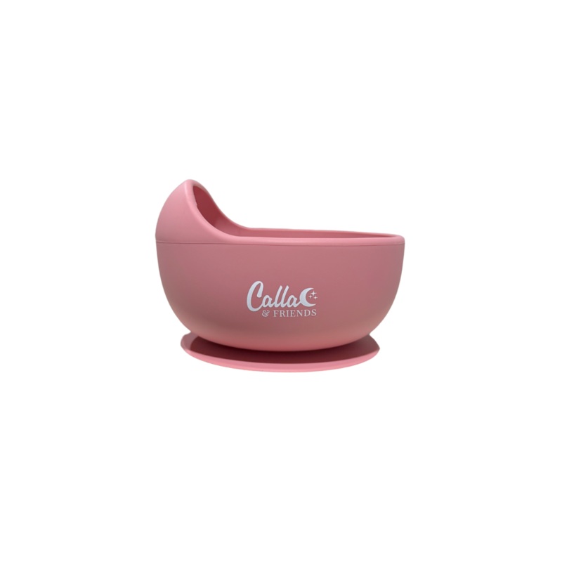 Easy Scoop Suction Bowl|Cloud Gray|White Marble|Powder Blue|Petal Pink|Fawn|Linen|Slate Blue|Pine|Petunia Pink