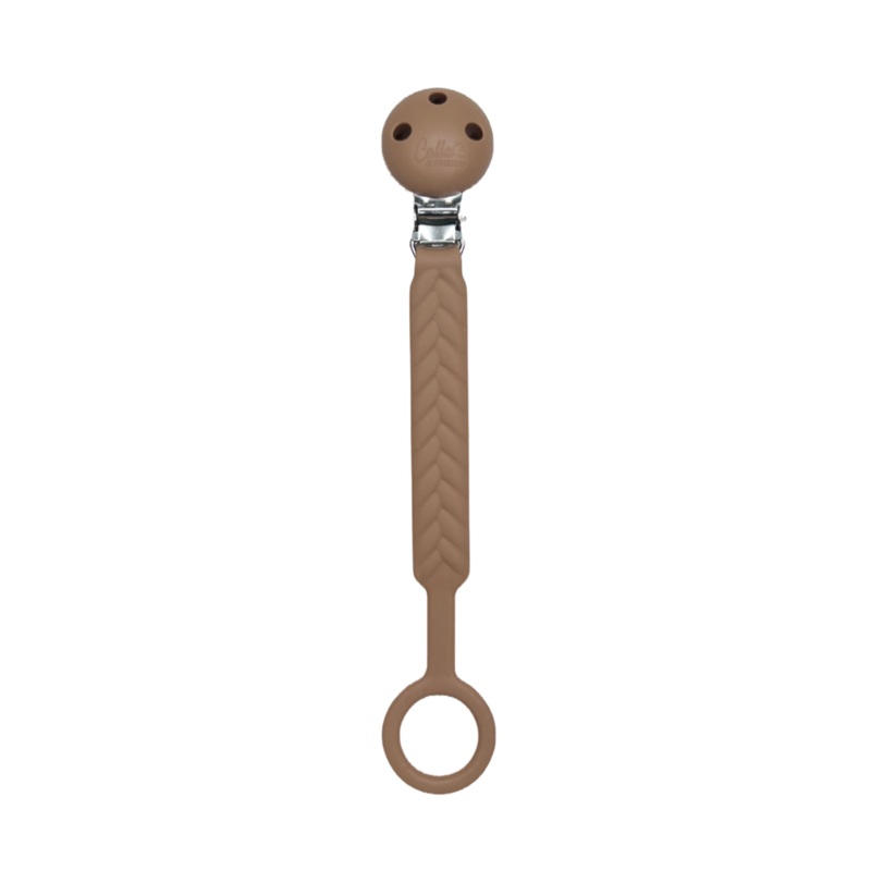 Knox Pacifier & Toy Clip|Sable