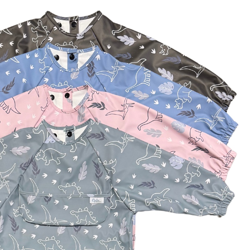 The Grayson Long Sleeve Bib – Dino