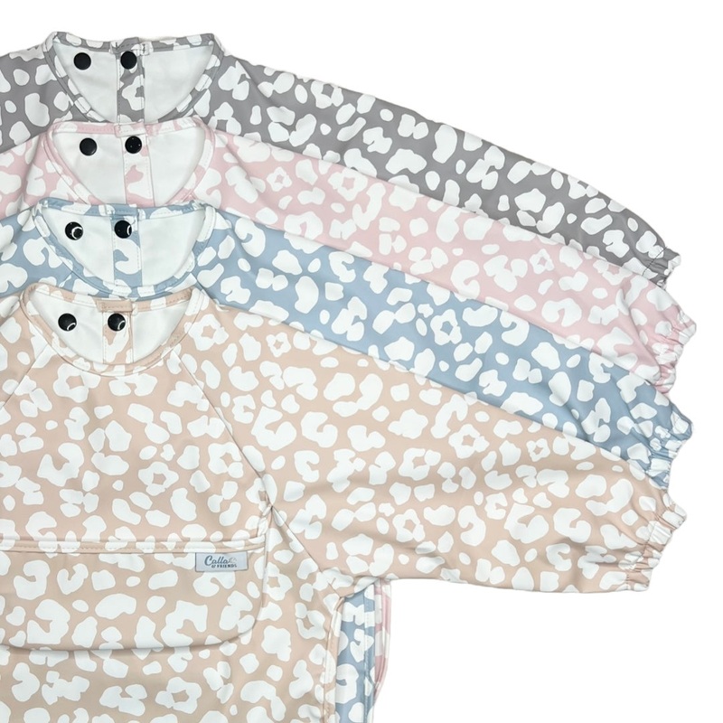 The Grayson Long Sleeve Bib – Leopard