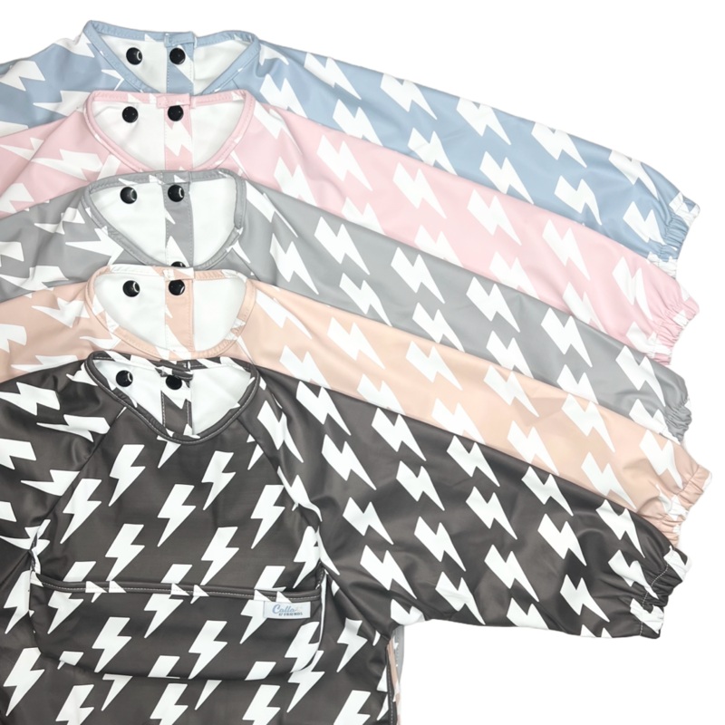 The Grayson Long Sleeve Bib – Lightning Bolts