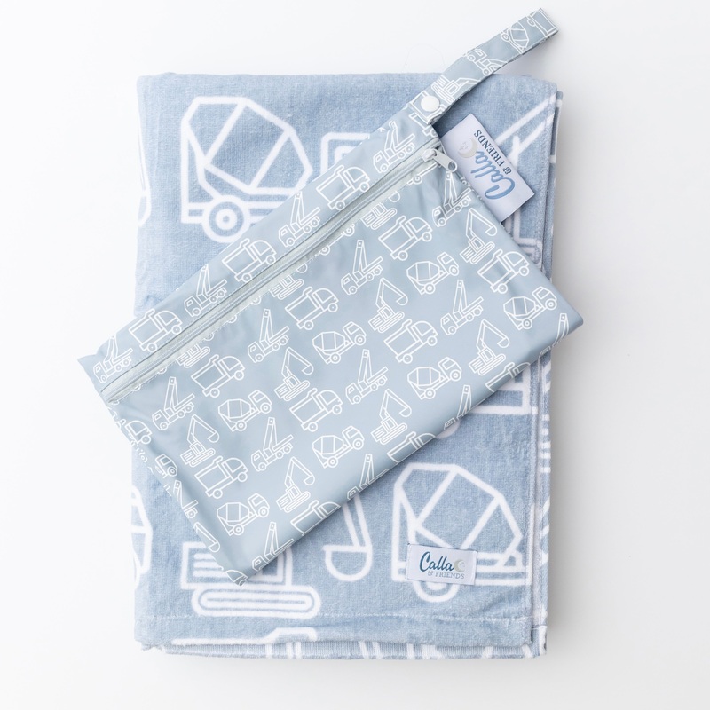 The Kenzie Beach Towel – Trucks & Diggers