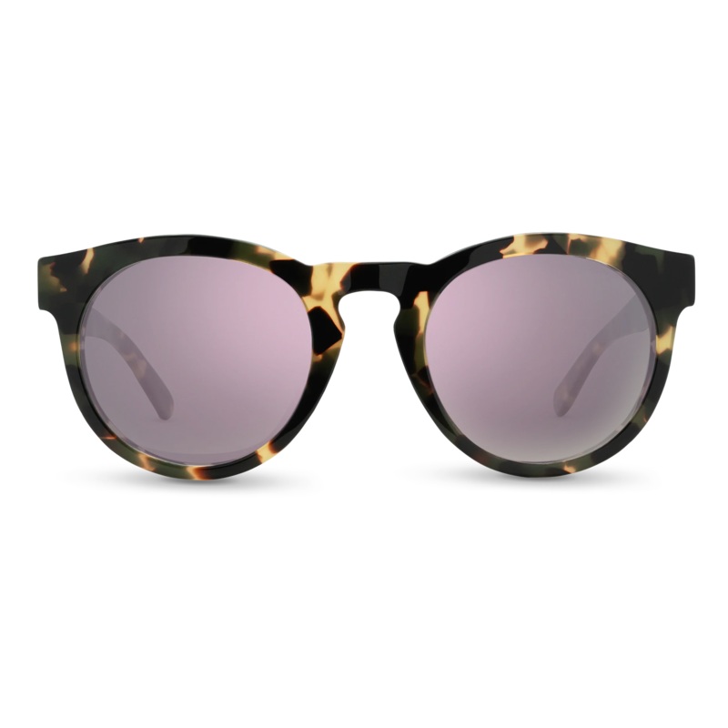 Anna Ruby|Pecan Tortoise Frame – Blush Mirror Lens|Pecan Tortoise Frame – Blue Mirror Lens