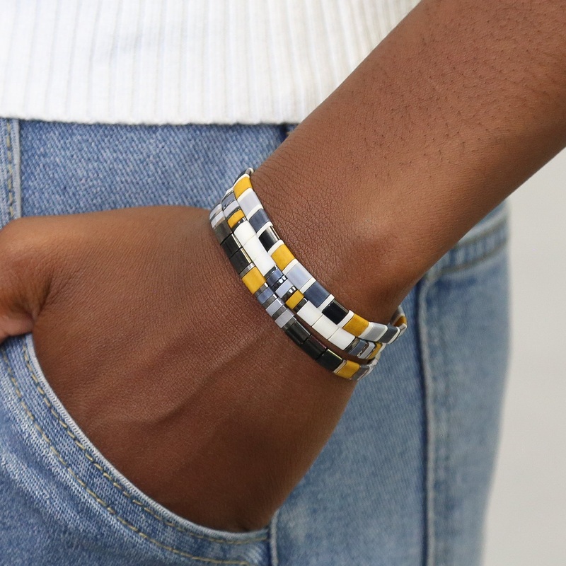 DAKOTA – 3 Tila Bracelet Stack