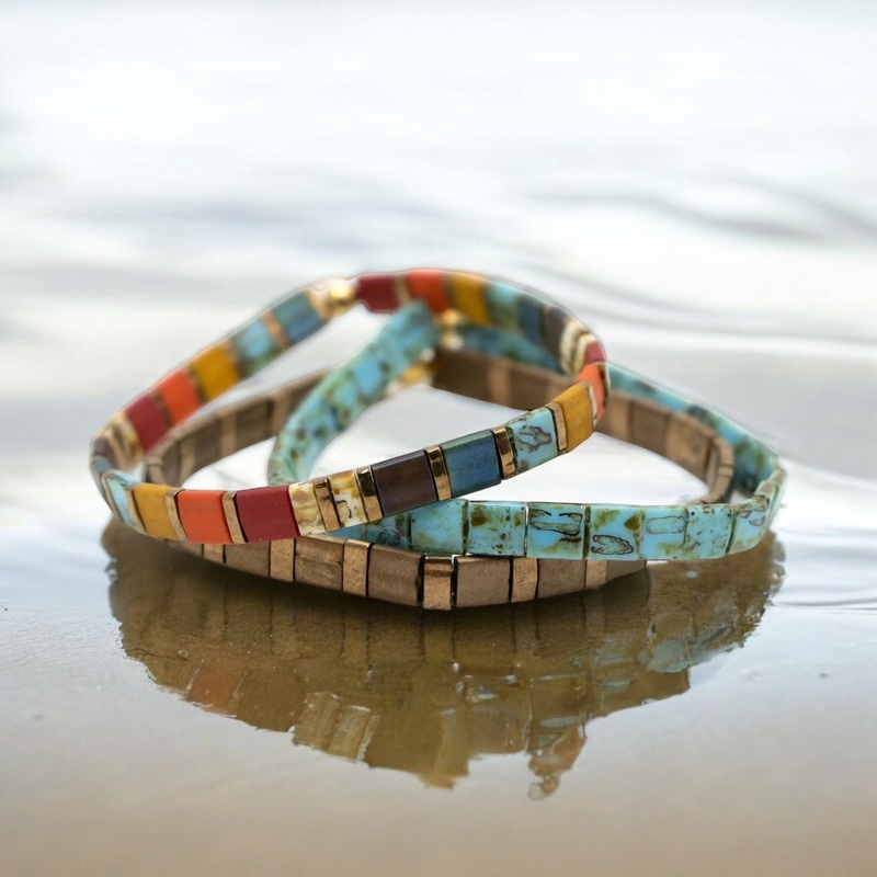STAINED – Tila Bead Bracelets Stack
