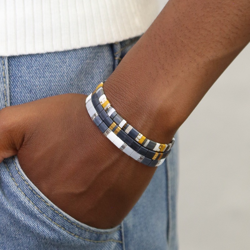 STORMY – Tila Bead Bracelets Stack