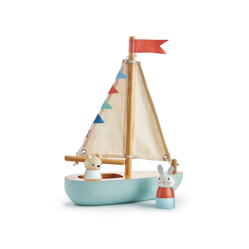 Tender Leaf Toys Sailaway Boat