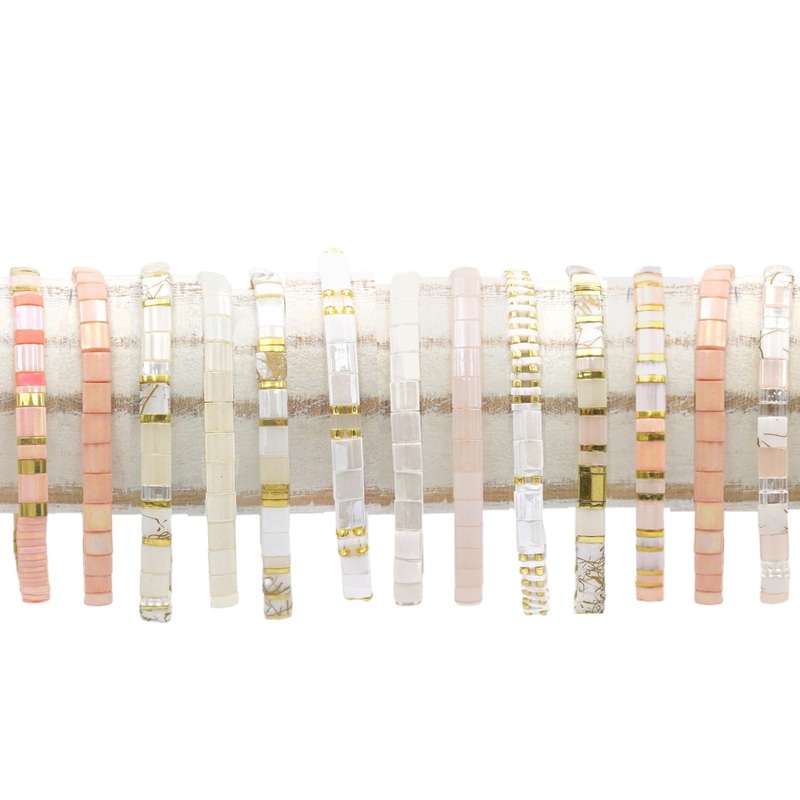 VANILLA BLUSH – Tila Bead Bracelets