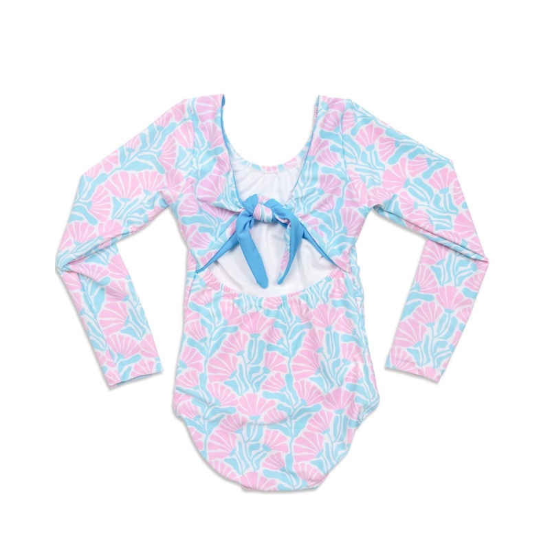 Bloomin’ Petals Girls One Piece Tie Back