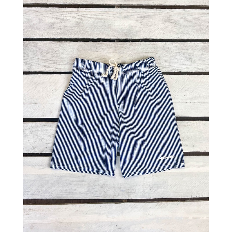 Coastal Seersucker Swim Shorts