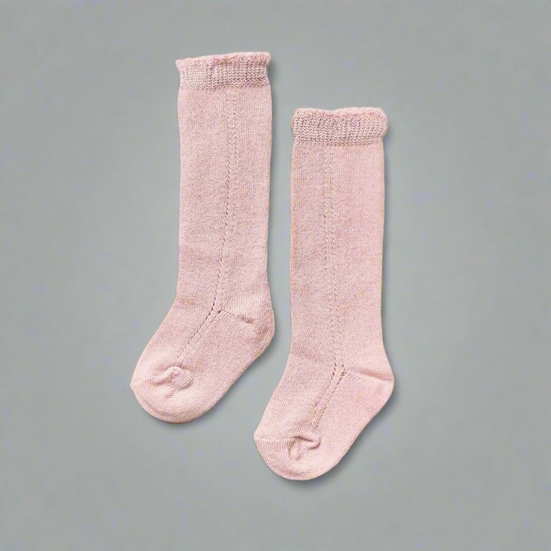 LLB Eyelet Knee High Socks (2 pairs in each order)