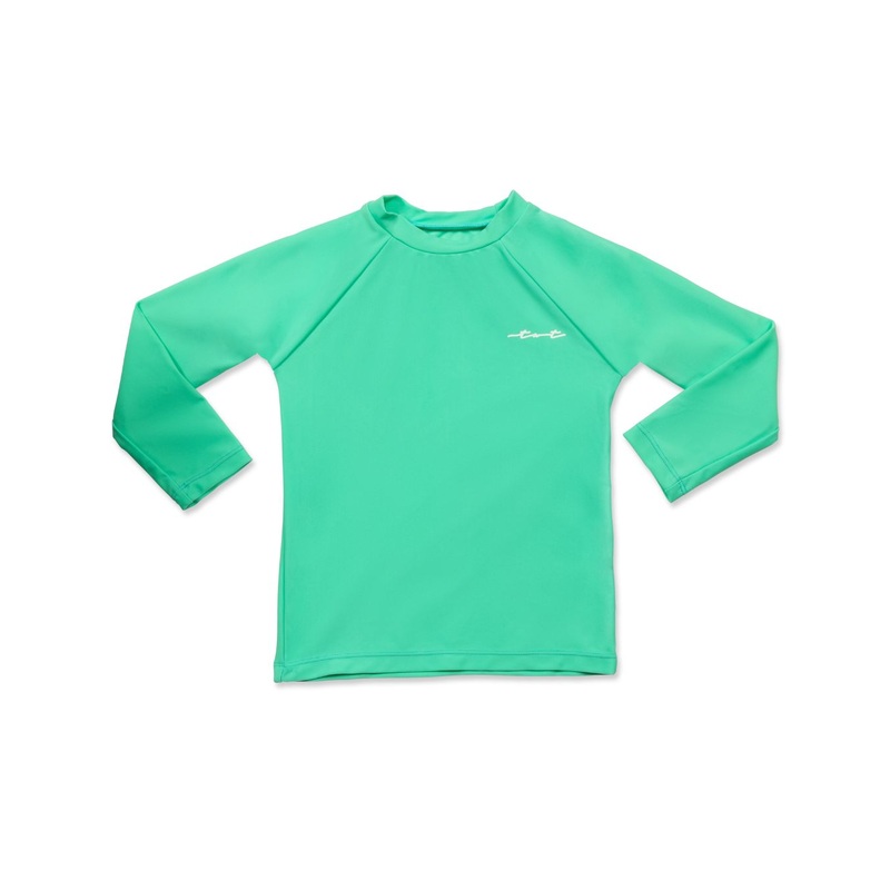 Mint Long Sleeve Sun Shirt|6-12 months|18 months|2T|3T|4T|5|6|7|8