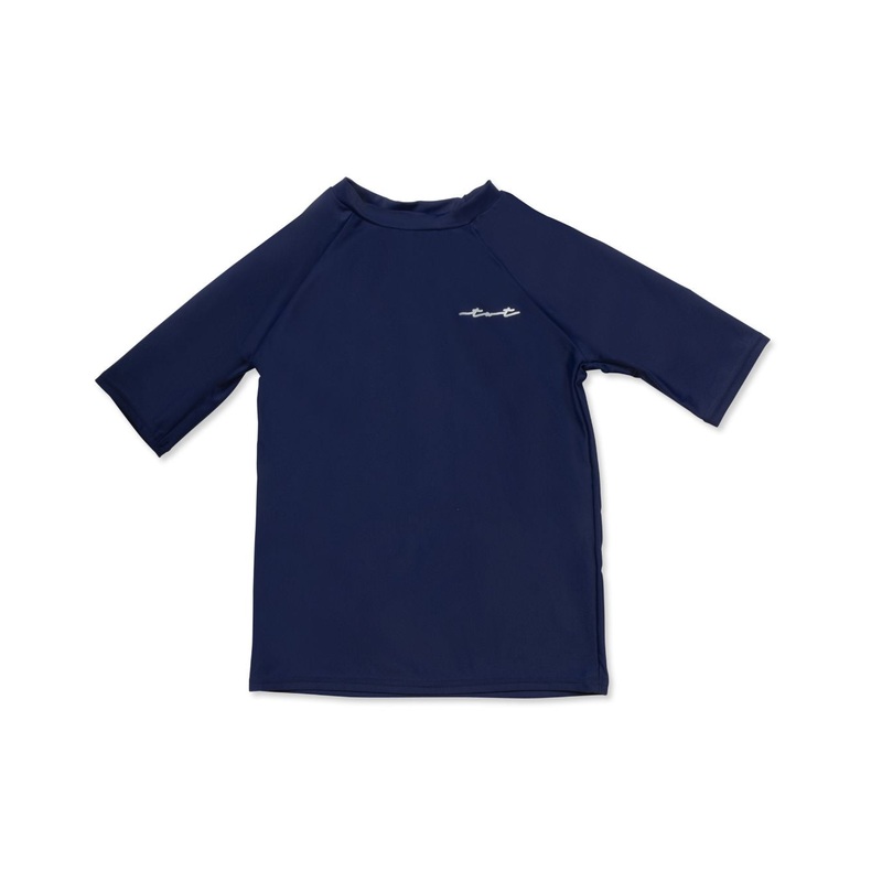 Navy Blue Short Sleeve Sun Shirt