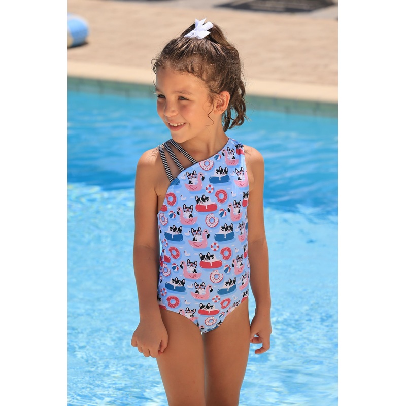 Pool Pups Asymmetric Strappy|0-3 Months|3-6 Months|6-12 Months|18 Months|2T|3T|4T|5|6|7|8