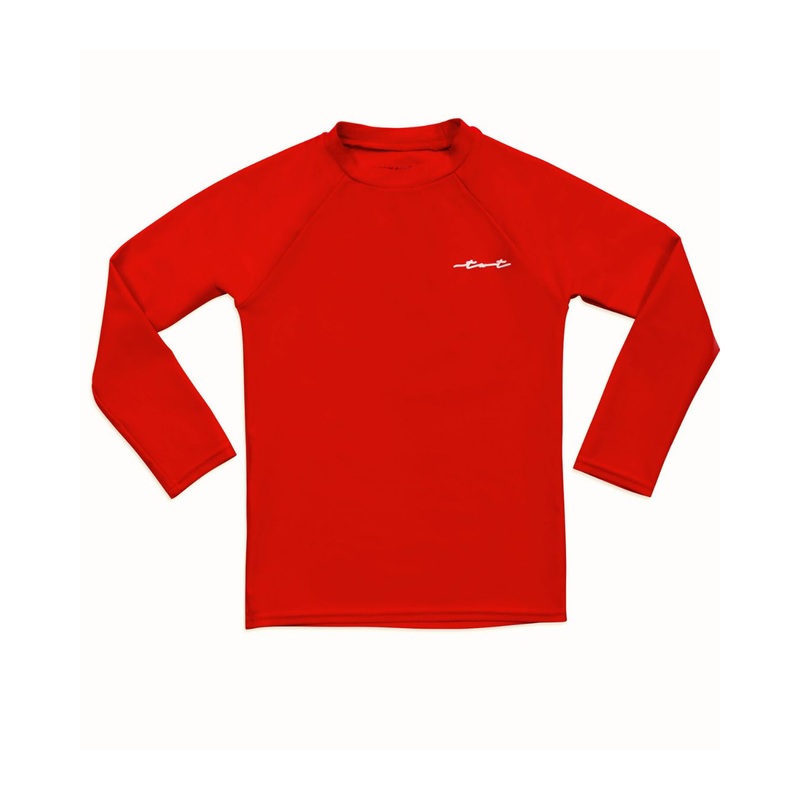 Red Long Sleeve Sun Shirt|6 -12 Months|18 Months|2T|3T|4T|5|6|7|8