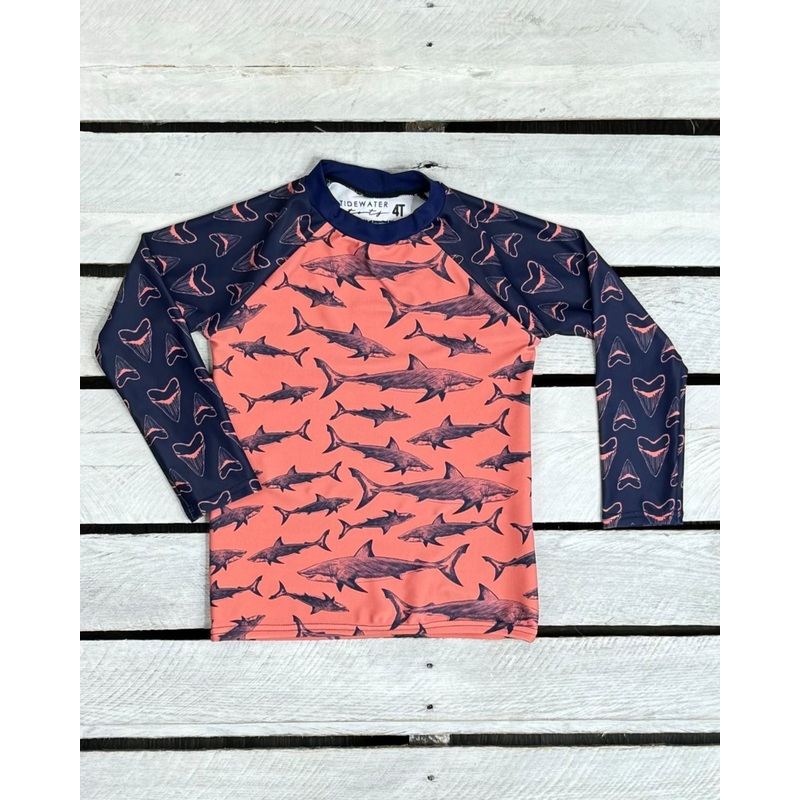 Shark Bite Long Sleeve Sun Shirt