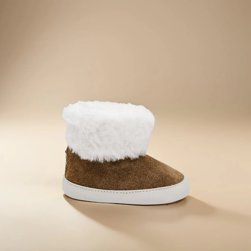 The Ari Boot|Brown Suede|2 (Original Non- Slip Soft Sole)|3 (Original Non-Slip Soft Sole)|4 (Original Non-Slip Soft Sole)|5 (Barefoot Sole)|6 (Barefoot Sole)|7 (Barefoot Sole)|8 (Barefoot Sole)|9 (Barefoot Sole)|10 (Barefoot Sole)|11 (Barefoot Sole)|12 (B