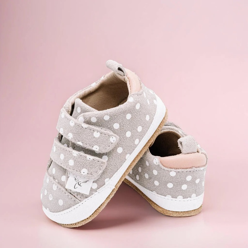The Patterned Low Tops|Polka Dot & Pink|Desert Sand {Premium Leather}|Dinosaur|2 (Original Non-Slip Soft Sole)|3 (Original Non-Slip Soft Sole)|4 (Original Non-Slip Soft Sole)|5 (Barefoot Sole)|6 (Barefoot Sole)|7 (Barefoot Sole)|8 (Barefoot Sole)|9 (Baref