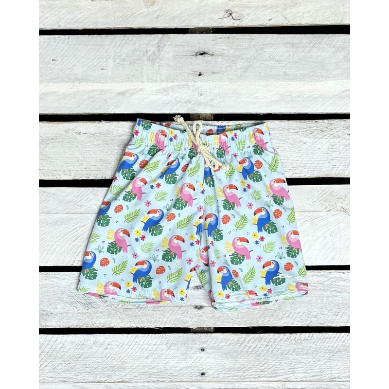 Too Cute Toucan Swim Trunks|6-12 Months|18 Months|2T|3T|4T|5|6|7|8