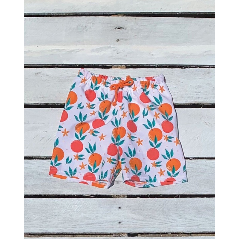 Tropical Fruit Swim Trunks|6-12 Months|18 Months|2T|3T|4T|5|6|7|8