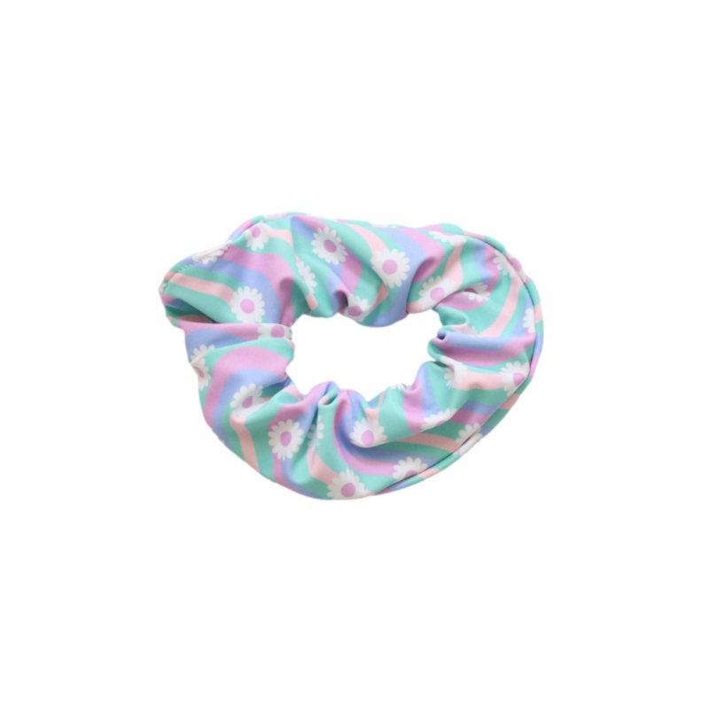 Pastel Daisy Scrunchie|One Size