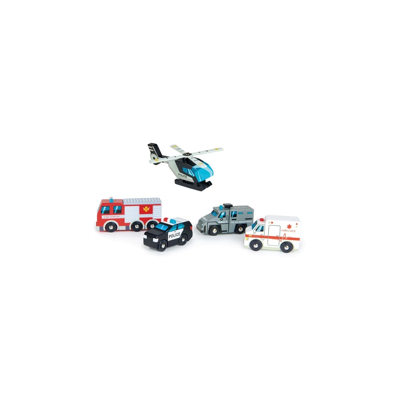 Tender Leaf Toys Emergency Vehicles