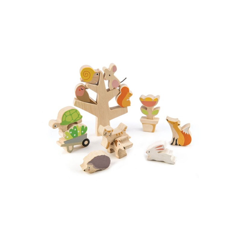 Tender Leaf Toys Stacking Garden Friends