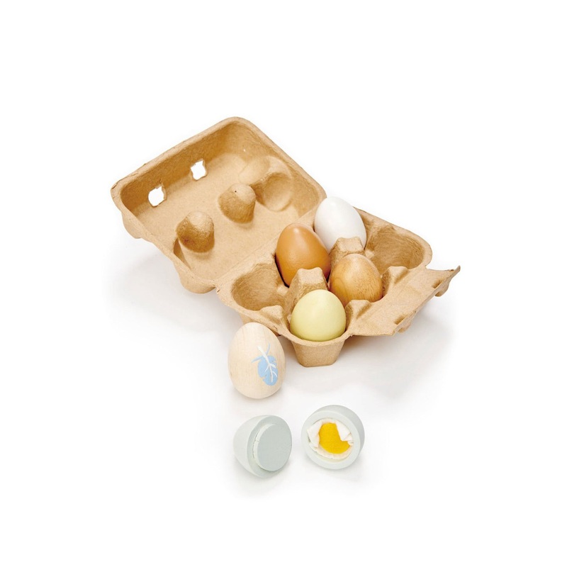 Tender Leaf Toys Wooden Eggs